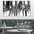 thumbnail image 1 of Black White Crystal Background - Abstract Canvas Art Print, 1 of 3