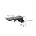thumbnail image 2 of HONITANO 1Pcs Computer Hand Bracket Black Alloy Ergonomic Armrest Pads for Office Work, 2 of 8