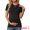 Black, variant on DARING DIVA Women's Maternity Stretchy Knit Short Sleeve Sweater S Black