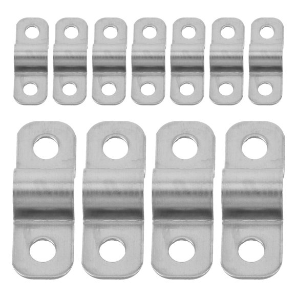 CRAFTHROU 100Ud Soportes Para Tuberías Y Redes Con Clips De Montaje De Acero Inoxidable Para Uso En Y Vallas
