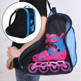 thumbnail image 4 of Bolsa para patines unisex de 3 capas con correa de hombro ajustable azul, 4 of 9
