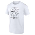 thumbnail image 2 of Men's T.J. Watt White Pittsburgh Steelers Tonal Name & Number T-Shirt, 2 of 3