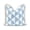 Baby Blue Scale Motif 20"x20", variant on Hofdeco Premium Coastal Hampton Style Patio Indoor Outdoor Pillow Cover Only, 20"x20" Water Resistant for Backyard, Couch, Baby Blue Scale Motif Fringe
