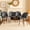 Gray, variant on Anchorhome Modern Velvet Dining Chairs Set of 4, Upholstered Accent Side Chairs with Curved Backrest and Wooden Legs, Contemporary Kitchen & Dining Room Furniture, Gray