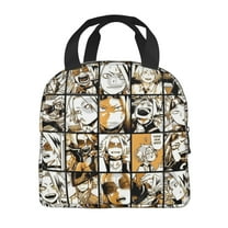 My Hero Academia Denki Kaminari Lunch Bag Tote Bag Insulated Lunch Box Picnic Beach Fishing Work