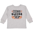 thumbnail image 3 of Inktastic Christmas Cookie Baking Crew with Oven Mitts Boys or Girls Long Sleeve Toddler T-Shirt, 3 of 5