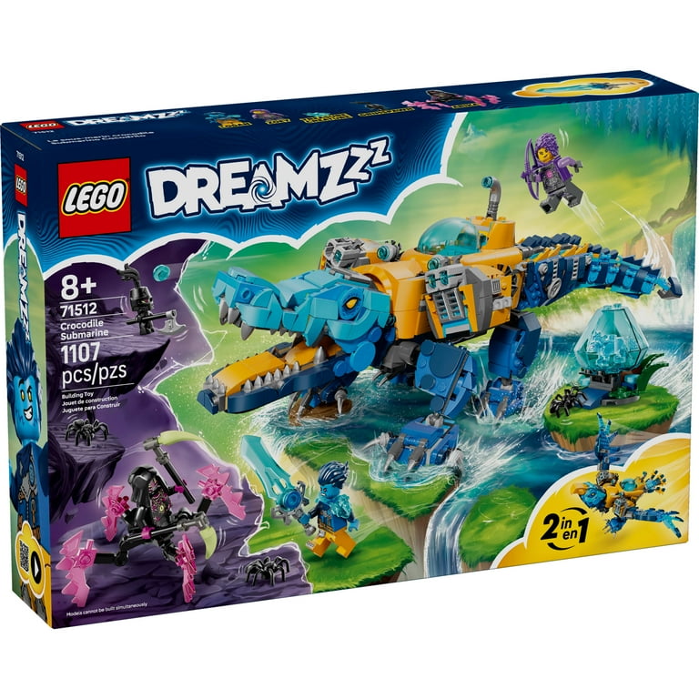 LEGO DREAMZzz Crocodile Submarine Building Toy for Boys & Girls