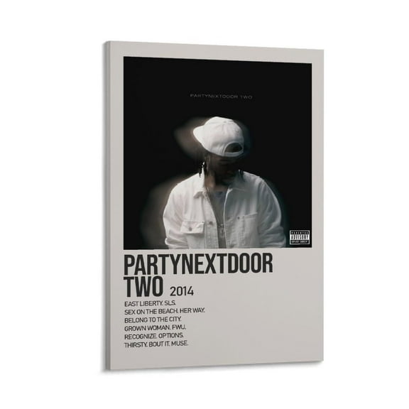 PARTYNEXTDOOR TWO by PARTYNEXTDOOR Canvas Poster Bedroom Decor Office Room Decor Gift