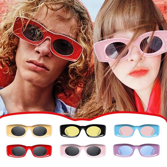 Only Moment Sunglasses-Women Pc Trendy Designer Mirrored UV400 Protection Sun Glasses Pink One Size