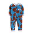thumbnail image 4 of 9-24 Months Warm Infant Baby Rompers Xmas Animal Winter Spring Fleece Baby Boys Girl Costumes Animal Overall Babe Jumpsuits, 4 of 5
