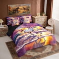 thumbnail image 2 of Erosebridal Galloping Horse Twin Bedding Sets, Ocean Beach Bedding Comforter Set, 2 of 6