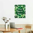 thumbnail image 3 of Acheng Happy St. Patricks Day Clover Border Canvas Wall Art pattern3, 3 of 5