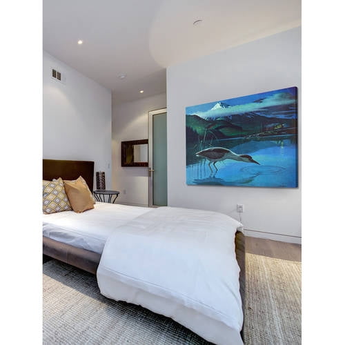 Marmont Hill "Night Heron" Painting Print on Wrapped Canvas