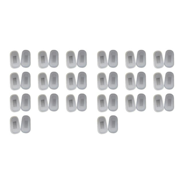 ziyahi 10a Plaquettes de Nez Remplaçables pour Lunettes, Douces et Confortables, Réutilisables, Blanches G 2Ensemble