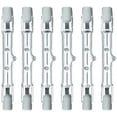 thumbnail image 1 of shiyou-J-Base 75W T3 Halogen 78MM Bulbs Double Ended RSC Base, 500 Lumens, 130V, 2700K Soft White, T3 Bulb Dimmable, (6 Pack), 1 of 4
