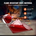 thumbnail image 5 of SKYSHALO Welding Barrier, 6x6 FT, Flame-Retardant Vinyl Safety Screen with UV Shielding, Equipped with Mounting Grommets, Ideal for Workshops and Industrial Settings, 5 of 9