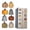 Halloween Pumpkin Series (4-Pack), variant on Kids Diamond Painting Fridge Magnets, Children DIY Diamond Art Kits with Soft Magnetic Backing, Assorted Themes, for Kids Crafts, 4 Pack (2.36 Inch)