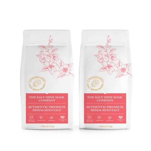 Tea Tree Authentic Premium Himalayan Bath Salt Soak, 20 lbs, Coarse Grain (2mm) - Custom
