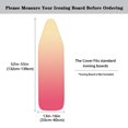 thumbnail image 5 of HELLHERO Peach Gradient Pattern Iron Dust Cover with Hook and Loop Ironing Board Cover Polyester Fiber Fabric, 5 of 5