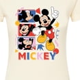 thumbnail image 3 of Disney - Mickey Tribute Panels  - Juniors Fitted Graphic T-Shirt, 3 of 5