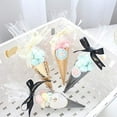 thumbnail image 4 of Bolsa para Dulces, 100 Bolsillos Cónicos de Plástico Transparente 16 * 30 cmAVCE 100 Bridas, Envoltorio de Celofán, Adecuado para Dulces, Galletas, Regalos, Bolsas de Embalaje para Bodas y Fiestas., 4 of 5