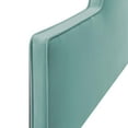 thumbnail image 5 of Modway Dawn Full/Queen Performance Velvet Headboard in Mint, 5 of 8