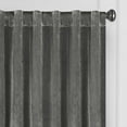 thumbnail image 3 of Eclipse Absolute Zero Harper Absolute Zero 100% Blackout 50 x 84 Curtain Panel in Charcoal, 3 of 3