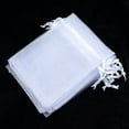 thumbnail image 4 of 100 unids/lote bolsa de Organza con cordón bolsa de joyería embalaje de joyería bolsas de exhibición para decoración para fiesta de boda bolsas de joyería de Organza, 4 of 5