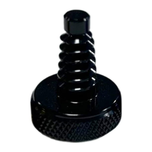 Tapón inferior para taco de billar, tapa inferior compacta, tapa inferior para taco de billar Negro