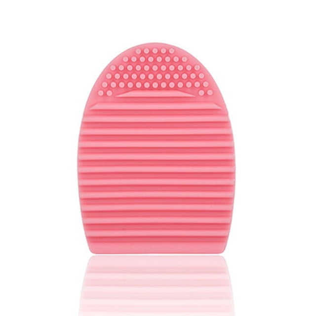 FELTECHELECTR Limpiador de silicona para brochas de maquillaje, herramienta para lavar brochas cosméticas (rosa)