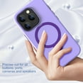 thumbnail image 5 of Invisible Stand Case for iPhone 15 Pro,Dteck Military Grade Shockproof 3-Layer Protection Case Hybris PC/TPU Hidden Kickstand Back Cover, Purple, 5 of 5