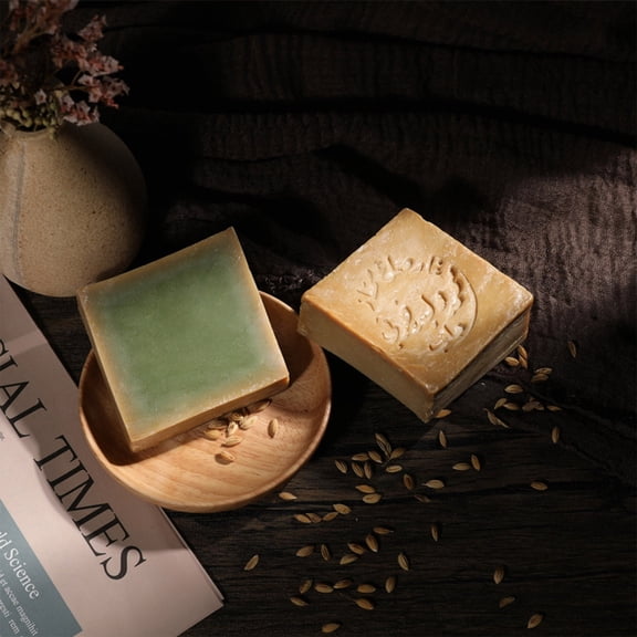 HYLLai Syrian Laurel Oil Soap, Natural Handmade Soap for Face & Body, Gentle Cleansing with Nourishing Properties, Suitable for All Skin Types, Eco-Friendly (C)