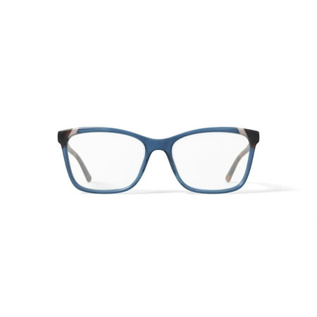 Walmart Women's MV025 Kelley Square Prescription Eyeglasses with Case, Blue