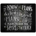 thumbnail image 4 of Gaming Mouse Pad Vintage Bible Verse Scripture Quotes Psalms Sayings on Deadwood,Non-Slip Thick Rubber Large Mousepad, 4 of 4