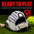 thumbnail image 6 of Franklin Sports Fastpitch Pro Softball Glove, 11 in, White/Gold, Right Hand Throw, 6 of 8