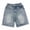 A#01-Blue, variant on ZHANGDER Girls Jean Shorts Baggy Wide Leg Washed Denim Shorts Trendy Y2k Vintage Bermuda Jorts, Blue 7-8 Years
