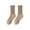 Khaki, variant on FhsagQ Socks Socks for Women Socks Plus Women's Fall/Winter Thick Hoop Socks Thermal High Stocking Socks Womens Socks with Robe Womens Socks Crotchless Coffee One Size