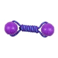thumbnail image 1 of Pelota de entrenamiento para perros con cuerda, juguete de ejercicio, entretenimiento interactivo, resistencia a las mordeduras. Púrpura, 1 of 9