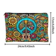 thumbnail image 2 of Dvkptbk plastic organizer Linen Makeup Bag Student Zipper Bag Large Capacity Storage Bag, 2 of 6