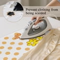 thumbnail image 5 of ZIATUBLES Flower Polka Dot Print Ironing Blanket Pale Foldable Ironing Mat Pad, Portable Ironing Board Cover for Travel Washer Dryer Countertop, 31.5" x 19.6", 5 of 7