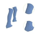 thumbnail image 6 of KiBcsLic Figure Skating Leg Warmers Knitting Long Leg Warmers Skating Socks High Footless Blue, 6 of 9
