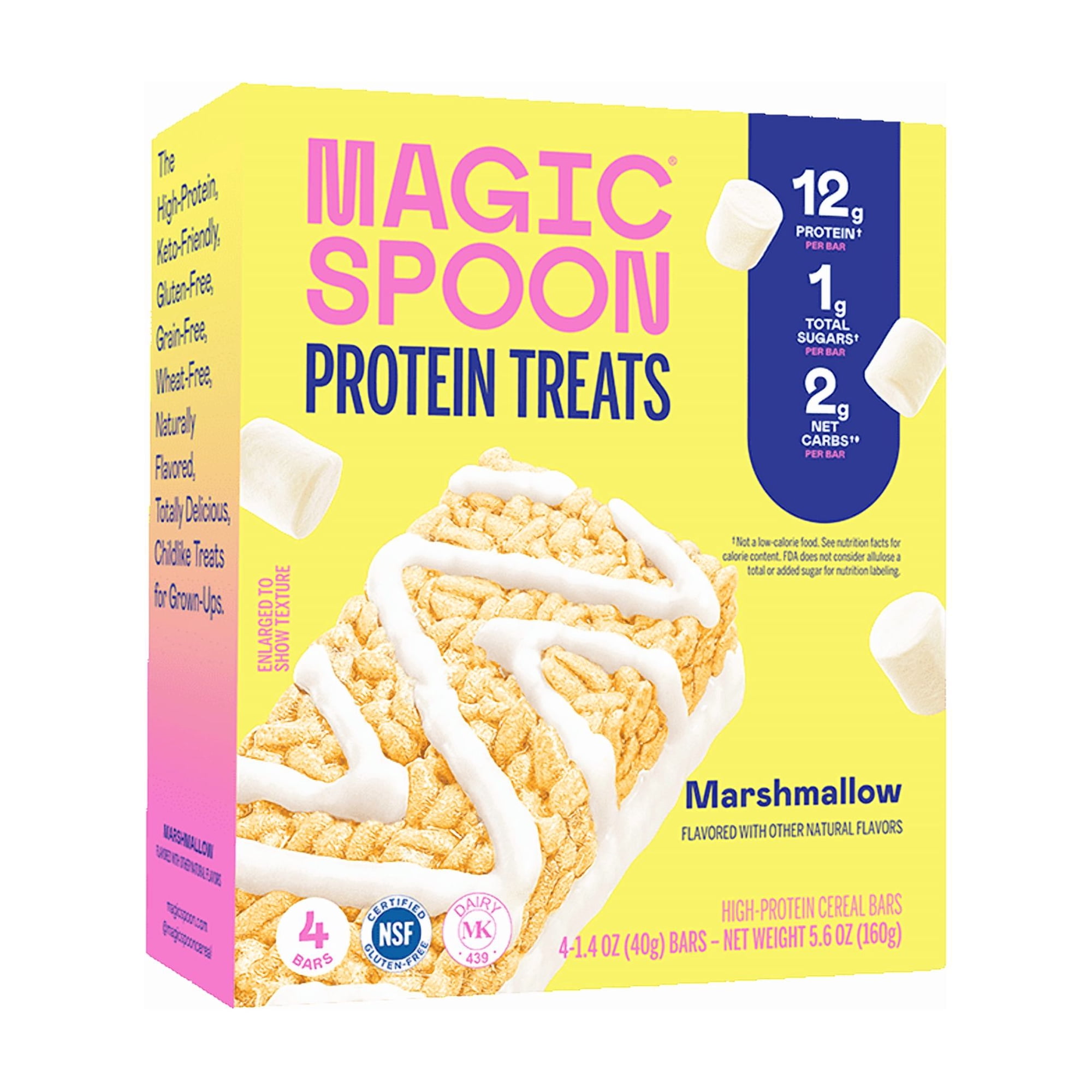 Magic Spoon, Marshmallow Protein Treats, 1.4 oz, 4 Count