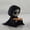 Orange, variant on Grim Reaper Reading Figurine - Handmade 3D Printed Gothic Halloween Decor, Glow in the Dark Book Collectible