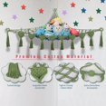 thumbnail image 3 of Red de Almacenamiento para Peluches iHansee Verde Aguacate 142 cm, 3 of 9