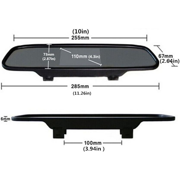 4.3 TFT LCD Car Rear View Mirror Monitor Kit + Waterproof 4LED Backup Reverse Reversing Camera 170 ° for Car/Vehicle