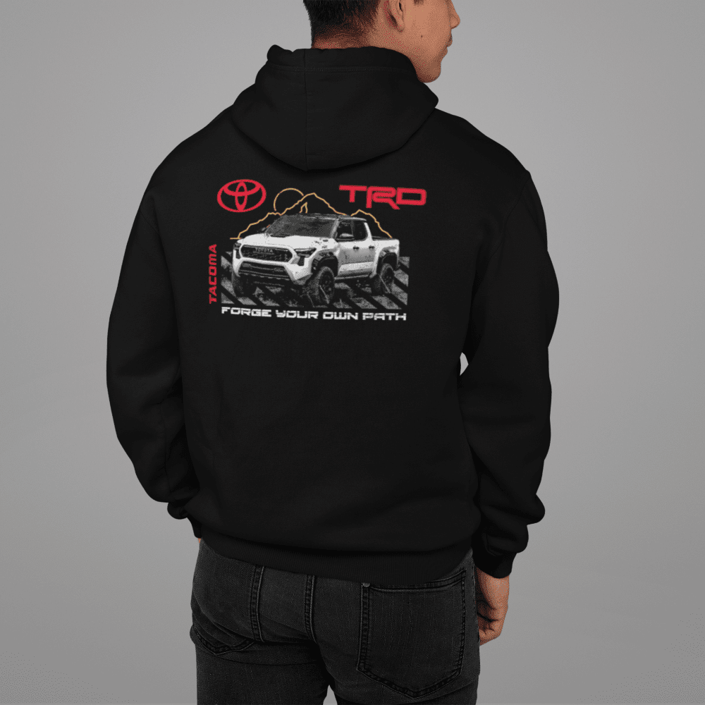 Toyota TRD Tacoma Zip-Up Hoodie-Forge Your Own Path
