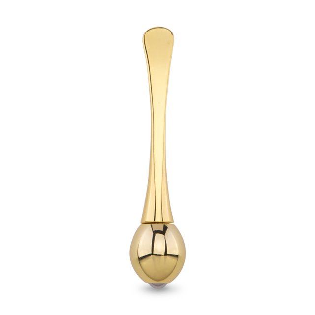 Minnieouse Rodillo masajeador para aliviar la hinchazón de los ojos, aplicador de crema Manual, bolsas para los ojos, herramienta de maquillaje rodante de Tratamientos faciales Oro Minnieouse CE001423-01