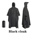 thumbnail image 2 of Hooded Rain Poncho Waterproof Raincoat Jacket For Camping Mountaineering, Multifunctional Poncho, 2 of 5