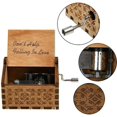 thumbnail image 3 of Can't Help Falling In Love Wood Music Box, Antique Engraved Musical Boxes Case For Birthday Present Kid Toys, 3 of 5