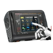 T400 Pro Battery Charger DC 400W AC 200W 12Ax2 RC Charger Discharger For Car Battery ,Instant Roadside Rescue